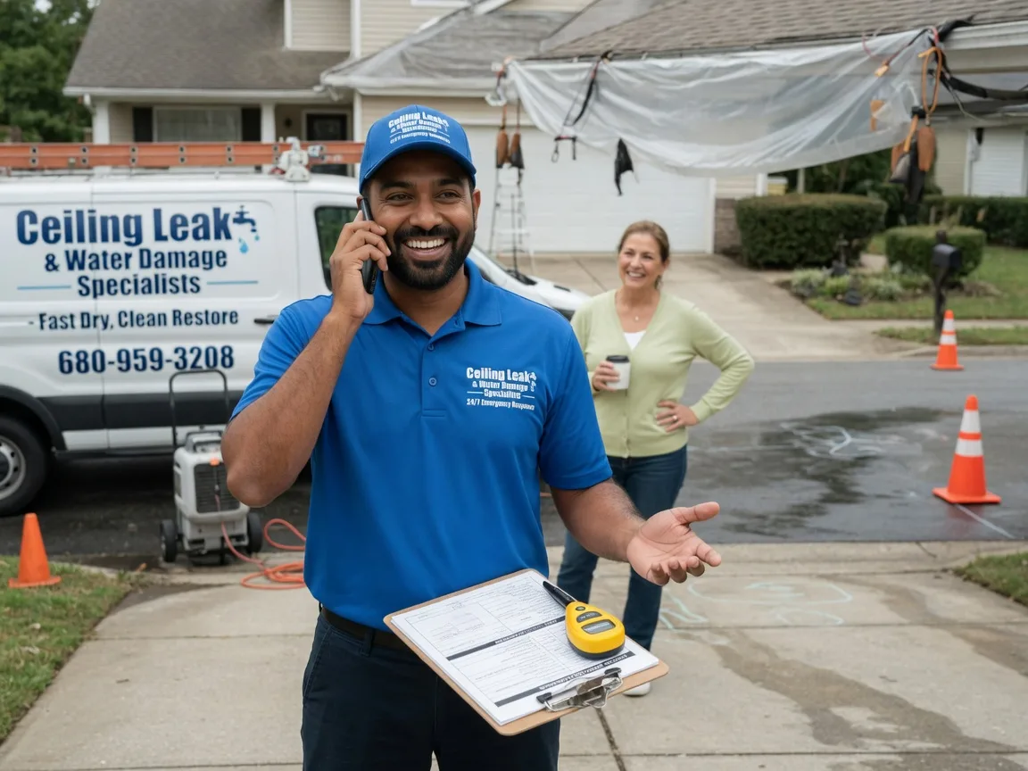 Ceiling Leak Cleanup Wellington, CO FAQs